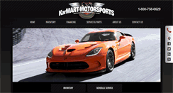 Desktop Screenshot of karmartmotorsports.com